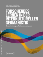 Forschendes Lernen in der interkulturellen Germanistik: Herausforderungen, Reflexionen, Lösungen