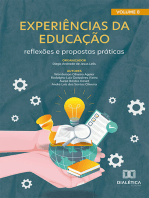 Experiências da Educação: reflexões e propostas práticas: – Volume 8