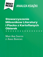 Stowarzyszenie Milosnikow Literatury i Placka z Kartoflanych Obierek książka Mary Ann Shaffer i Annie Barrows (Analiza książki)