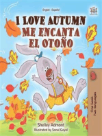 I Love Autumn Me encanta el Otoño (English Spanish): English Spanish Bilingual children's book.