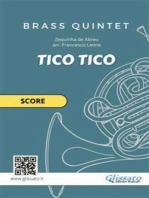 Tico Tico - Brass Quintet Score