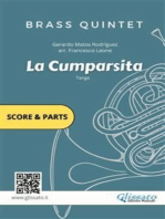Brass Quintet (score & parts) - La Cumparsita
