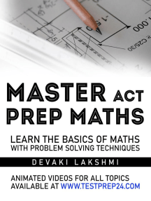 Master ACT Math Prep by Subbalakshmi Devaki (Ebook) - Read free ...