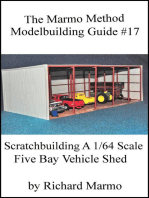 Scratchbuilding A 1/64 Scale Five Bay Vehicle Shed