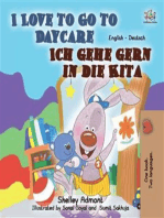 I Love to Go to Daycare (English German): English German Bilingual children's book