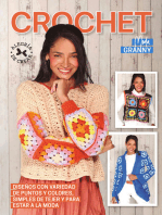 Crochet Moda Granny: Diseños con variedad de puntos y colores, simples de tejer y para estar a la moda