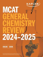 MCAT General Chemistry Review 2024-2025