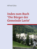 Index zum Buch "Die Bürger der Gemeinde Lavin": und deren Nachkommen bis 1922