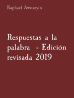 Respuestas a la palabra - Edición revisada 2019