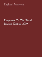 Responses To The Word Revised Edition 2019