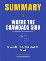 Summary of Where the Crawdads Sing: A Guide To Delia Owens' Book