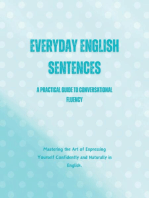 Everyday English Sentences: A Practical Guide to Conversational Fluency