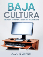 Baja cultura: Ensayos y entrevistas de la era de los blogs