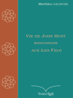 Vie de John Hunt, missionnaire aux îles Fidji