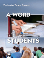 A Word to the Students: Other Titles, #4
