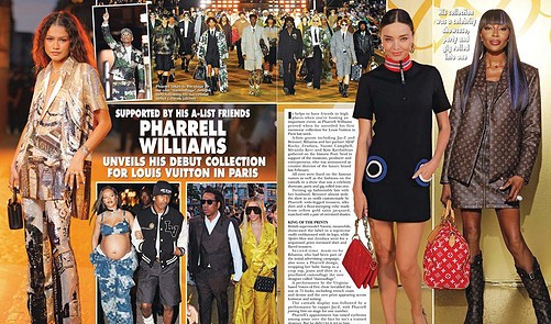 These Were The A-List Celebrities At Pharrell Williams' First Louis Vuitton  Show - A&E Magazine