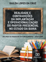 Realidade e contradições da implantação e operacionalização do PARFOR PRESENCIAL no Estado da Bahia: balanço da produção do conhecimento – 2013 a 2019