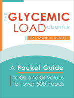 The Glycemic Load Counter: A Pocket Guide to GL and GI Values for over 800 Foods