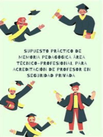 Supuesto práctico de memoria pedagógica área técnico-profesional para acreditación de profesor de seguridad privada