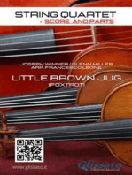 Little Brown Jug - String Quartet and opt. drums (score and parts)