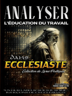 Analyser L'éducation du Travail dans Ecclésiaste