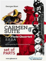 "Carmen" Suite for Flute Quartet set of parts