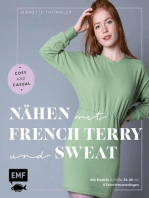 Nähen mit French Terry und Sweat – Cosy and Casual: Alle Modelle in Größe 34–46 mit 6 Schnittmusterbogen