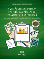 A gestão descentralizada das políticas públicas de financiamento da educação