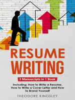 Resume Writing: 3-in-1 Guide to Master Curriculum Vitae Writing, Resume Building, CV Templates & Resume Design