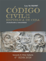 Código Civil de la República de Cuba. Ley 59 de 1987,(actualizado y concordado). 6ta Edición
