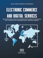 Electronic commerce and digital services: from international concepts and normative development in the european bloc to prospects for the European Union – Mercosur agreement