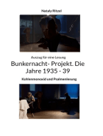 Bunkernacht- Projekt. Die Jahre 1935 - 39