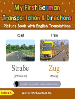 My First German Transportation & Directions Picture Book with English Translations