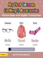 My First German Clothing & Accessories Picture Book with English Translations: Teach & Learn Basic German words for Children, #9