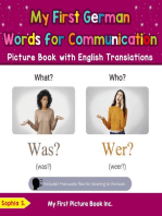 My First German Words for Communication Picture Book with English Translations: Teach & Learn Basic German words for Children, #18
