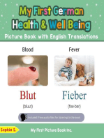 My First German Health and Well Being Picture Book with English Translations