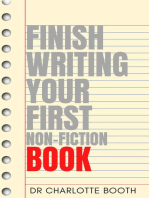 Finish Writing Your First Non-Fiction Book