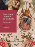 Poetas en tiempos de penuria: Apuntes sobre poesía contemporánea