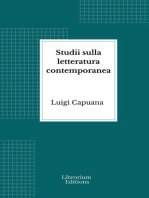 Studii sulla letteratura contemporanea