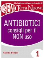 Antibiotici: consigli per il NON uso