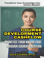 Course Development Cashflow
