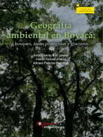 Geografía ambiental en Boyacá: bosques, áreas protegidas y glaciares