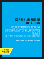 Korean-American Relations: Documents Pertaining to the Far Eastern Diplomacy of the United States, Volume 2, The Period of Growing Influence 1887–1895