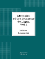 Memoirs of the Princesse de Ligne, Vol. I