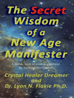 The Secret Wisdom of a New Age Manifester: A parody book of wisdom generated by Artificial Intelligence