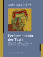 Performativität der Texte: Theatralität und Karnevalisierung im Werk Thomas Bernhards