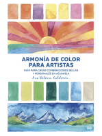 Armonía de color para artistas: Guía para crear combinaciones bellas y personales en acuarela