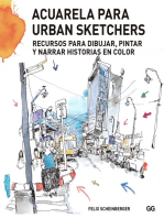 Acuarela para urban sketchers: Recursos para dibujar, pintar y narrar historias en color