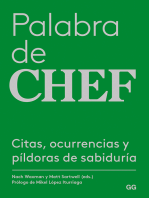 Palabra de chef: Citas, ocurrencias y píldoras de sabiduría