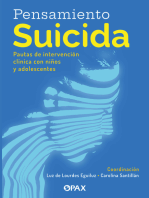 Pensamiento suicida: Pautas para la intervención clínica con niños y adolescentes